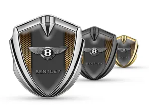 Bentley Abzeichen Selbstklebend Luxus Design Glänzendes Metall